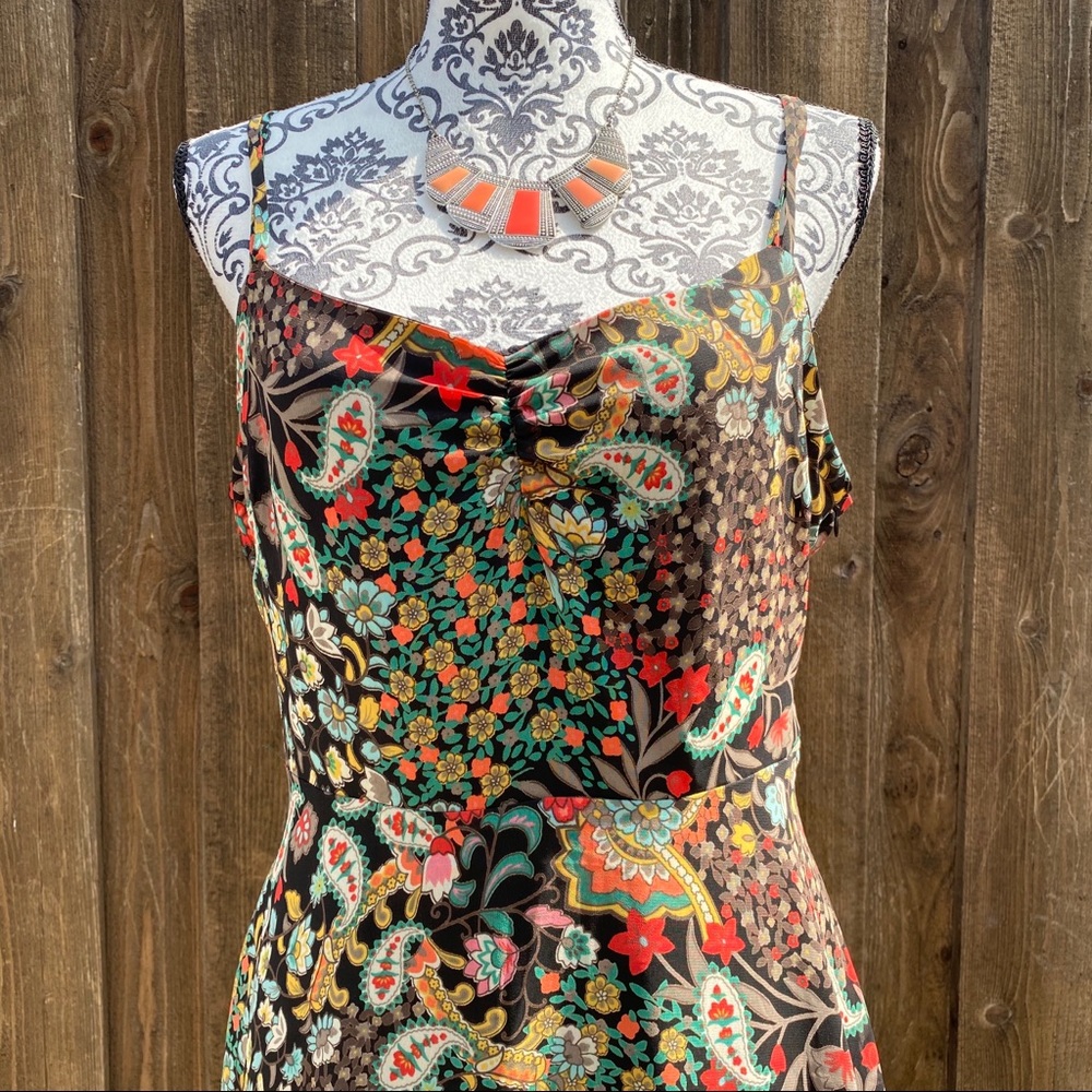 Forever 21 Spaghetti strap bohemian style dress